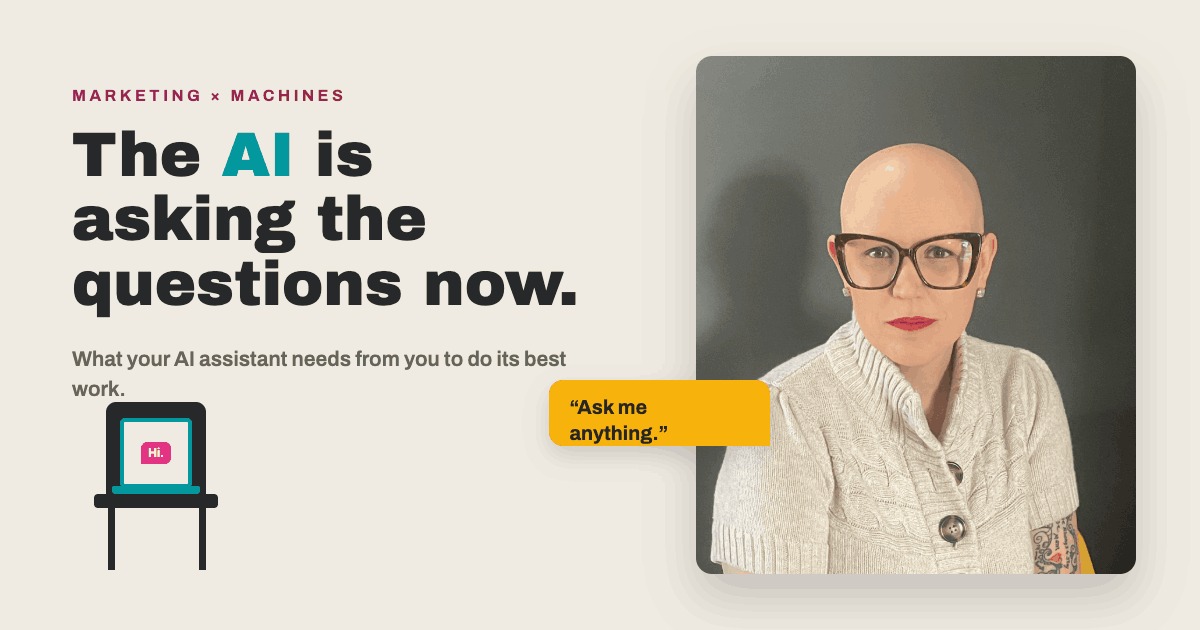 What AI needs from You - a conversation between Laura Cole and her AI assistant
